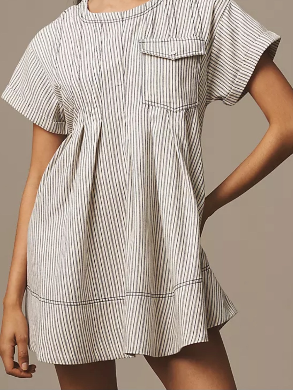 Pilcro Demin Swing Mini Dress; Size XXS